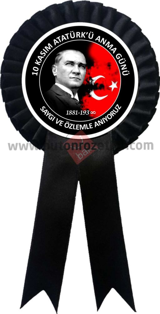 Atatürkü Saygıyla Anıyoruz Siyah Kurdale